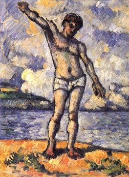 Man Standing Arms Extended Paul Cezanne Oil Paintings